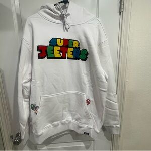 Super Jeeters White Hoodie